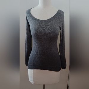 Ann Taylor Sweater gray ombre size small